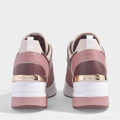 michael kors heels pink|Michael Kors pink tennis shoes.